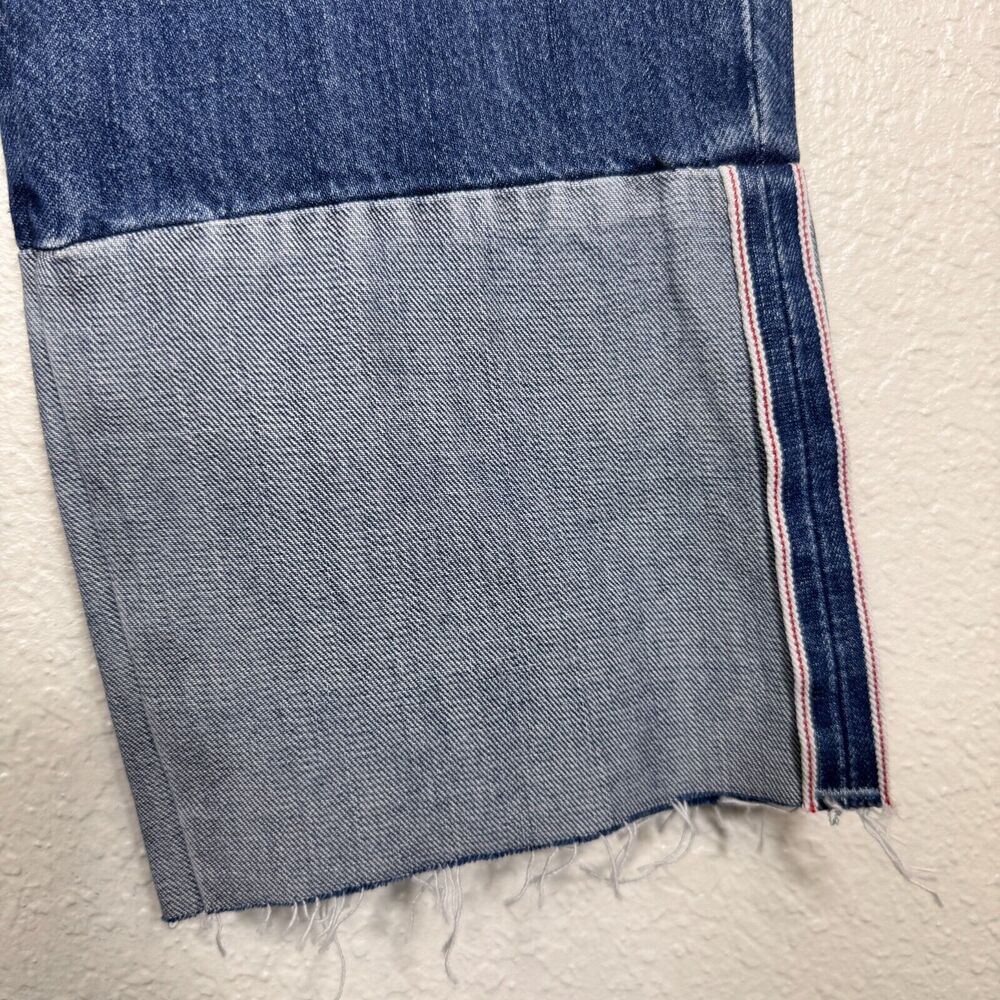 Evident Anthropologie Jeans Womens 26 Ghent Boyfriend Crop Selvedge Los Angeles - Picture 6 of 11